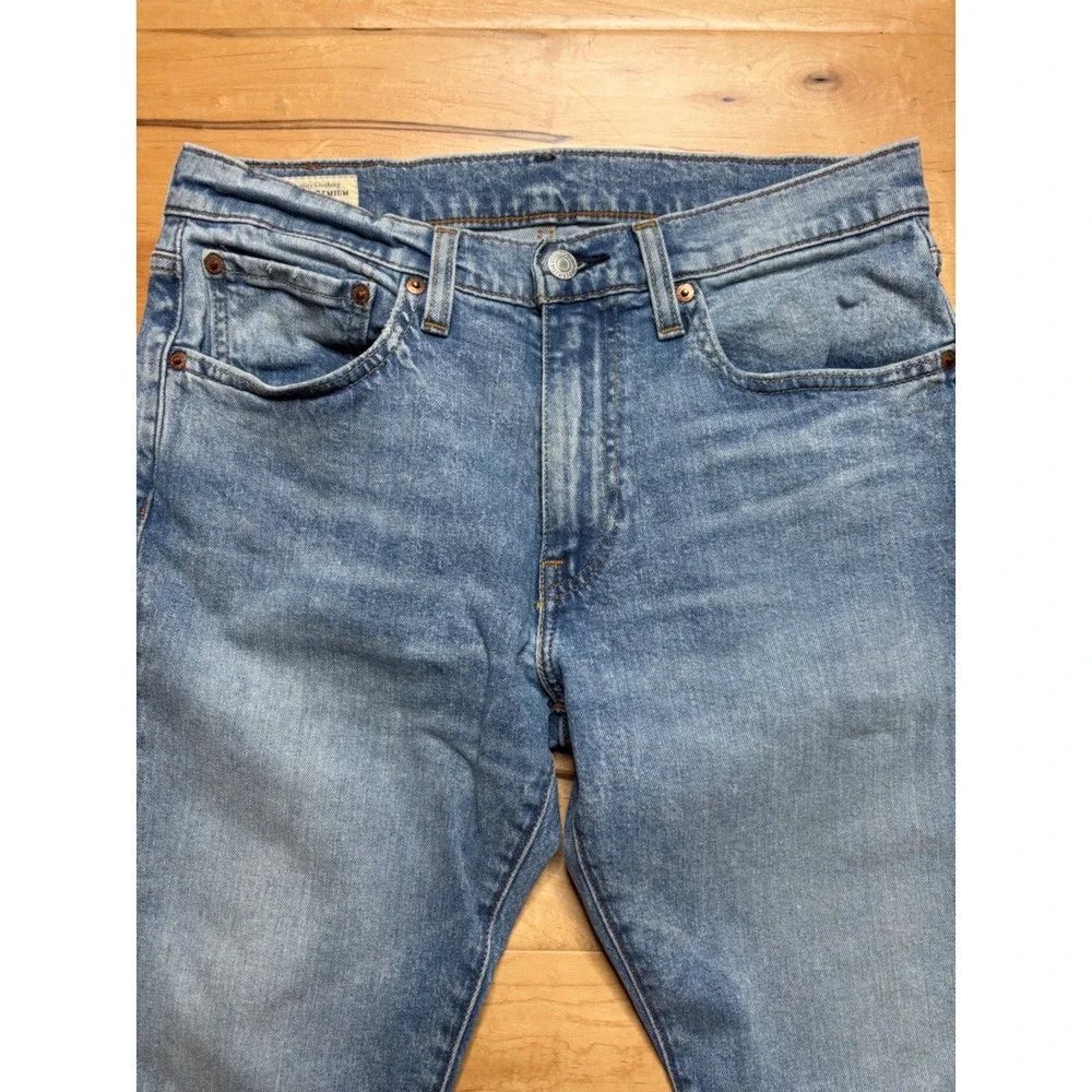 Levi's 512 Slim Taper Jeans Mens 31x29 (Tag 31x32) Blue Premium Denim